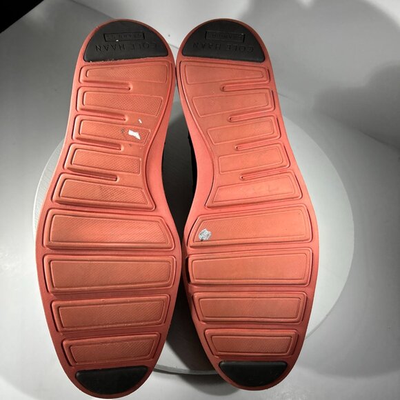 Cole Haan Grand Mens Size 12 M Shoes Knit Sneakers Wingtip Brown Red USED TWICE - Picture 8 of 12